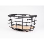 Large DUO 27L Aluminum Basket with Bamboo Base