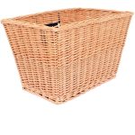 Spitalfields Rectangular Wicker Basket with Mounting Plates - Classic Vintage Design 2 Classic Wicker Basket with Mounting Plates - Spitalfields