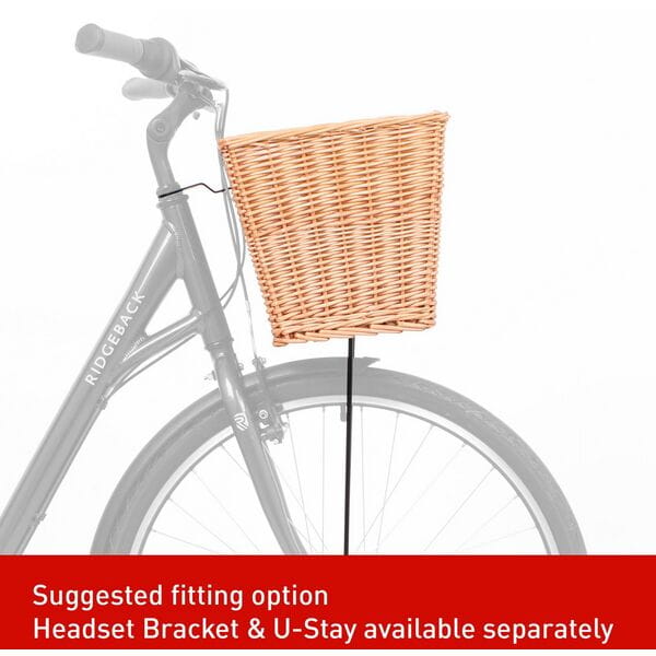 Spitalfields Rectangular Wicker Basket with Mounting Plates - Classic Vintage Design 5 Spitalfields Rectangular Wicker Basket with Mounting Plates - Classic Vintage Design - Image 3