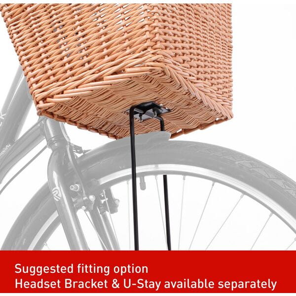 Spitalfields Rectangular Wicker Basket with Mounting Plates - Classic Vintage Design 7 Spitalfields Rectangular Wicker Basket with Mounting Plates - Classic Vintage Design - Image 5