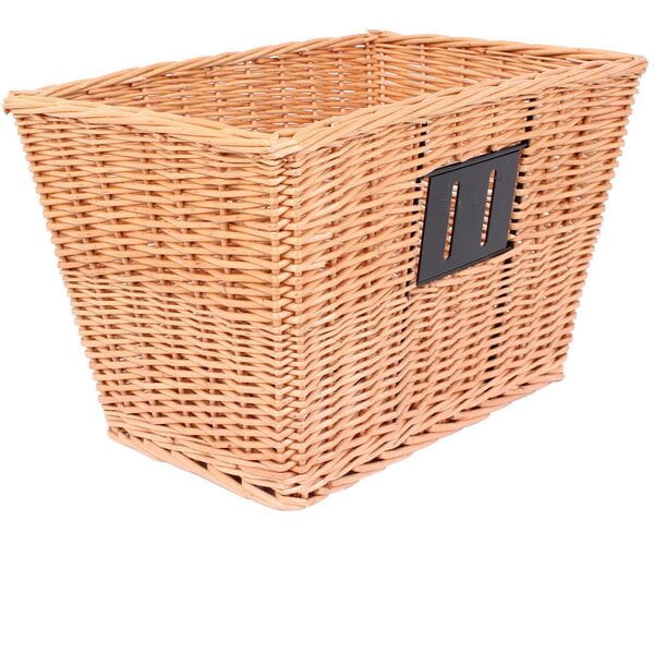 Spitalfields Rectangular Wicker Basket with Mounting Plates - Classic Vintage Design 4 Spitalfields Rectangular Wicker Basket with Mounting Plates - Classic Vintage Design - Image 2