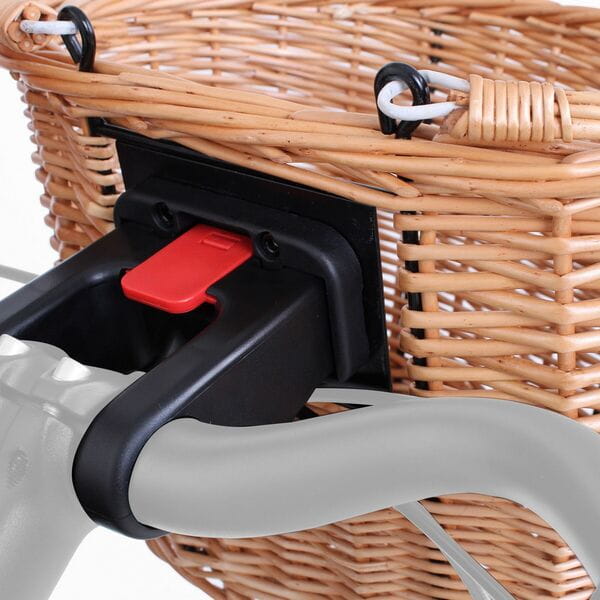 Borough Oval Wicker Basket with Quick Release Bracket Natural Wicker, Adjustable Handles, 5kg Capacity 7 Borough Oval Wicker Basket with Quick Release Bracket Natural Wicker, Adjustable Handles, 5kg Capacity - Image 5