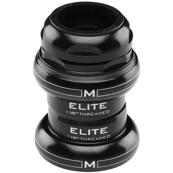 Elite Black Threaded Headset 1 Inch EC30/25.4 – CNC Alloy & Precision