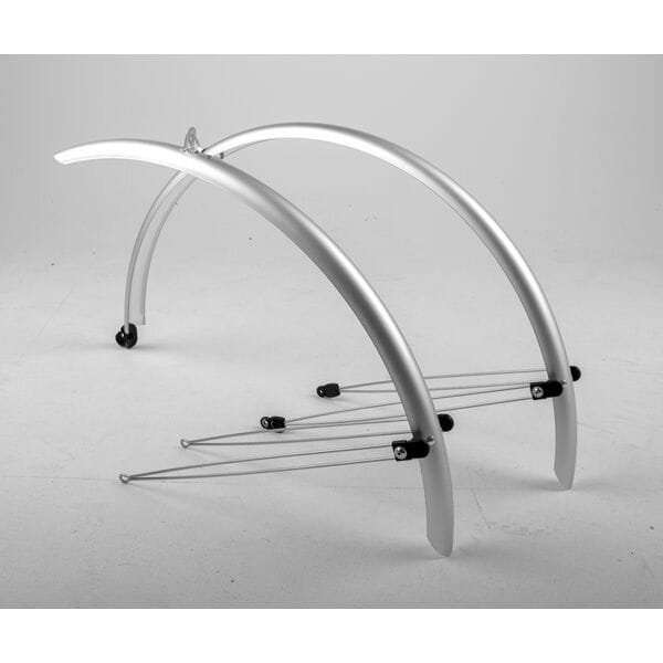 High-Quality Commute Full Length Mudguards - Silver