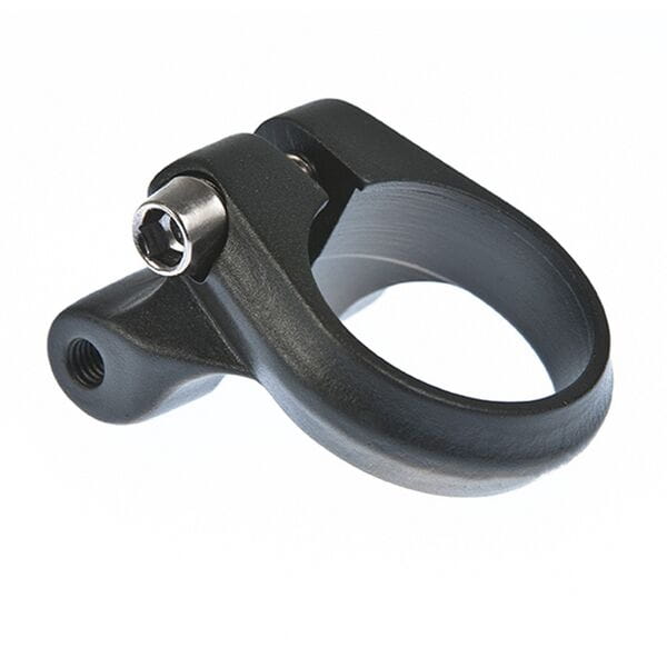 Secure Bike Seat Clamp with Rack Mount 34.9 mm – Black