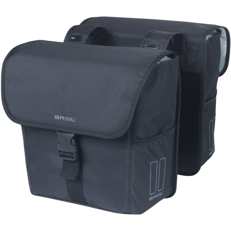 GO double bag, 32L, solid black
