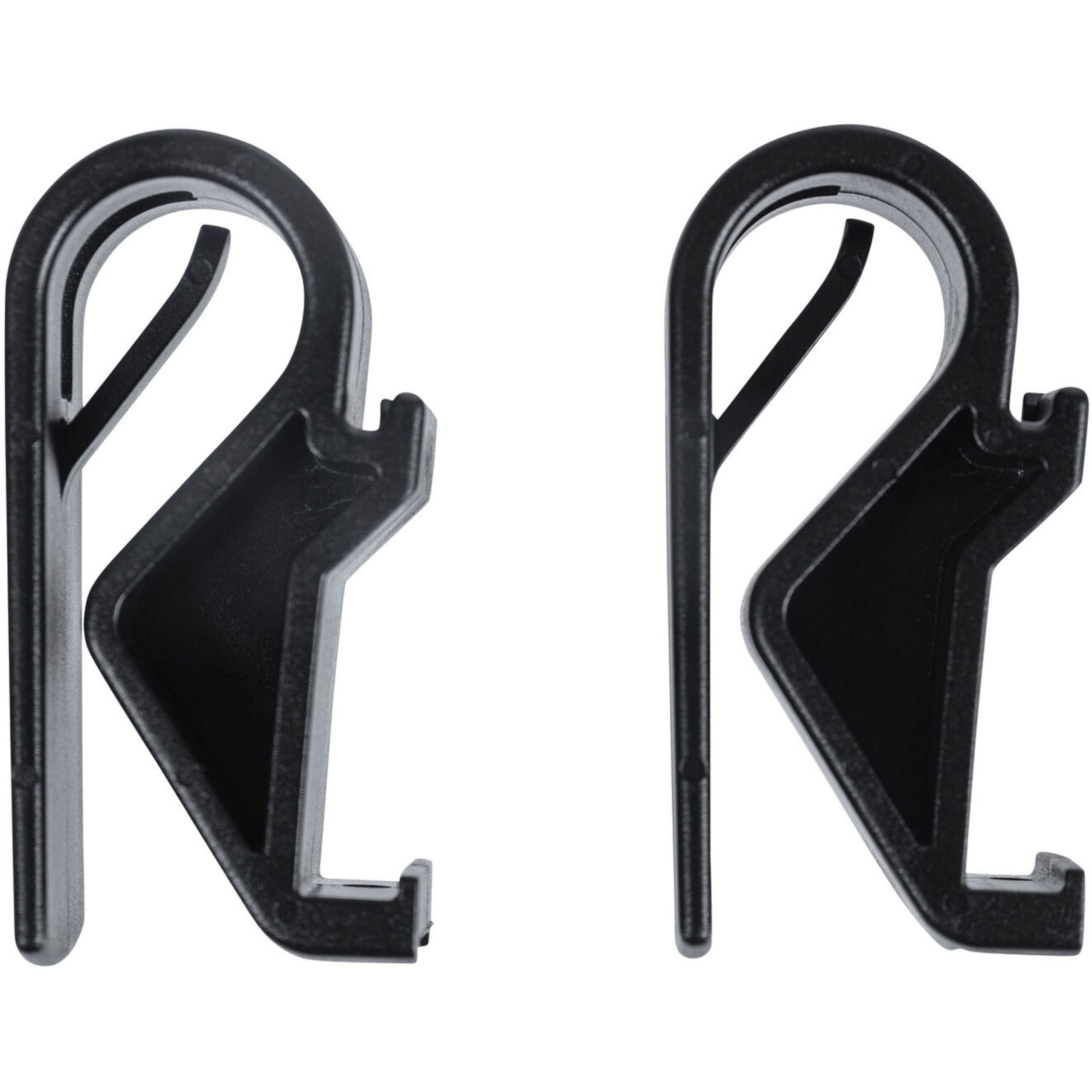 Hook-On system Sports - set of 2 hooks -  10-12mm - black