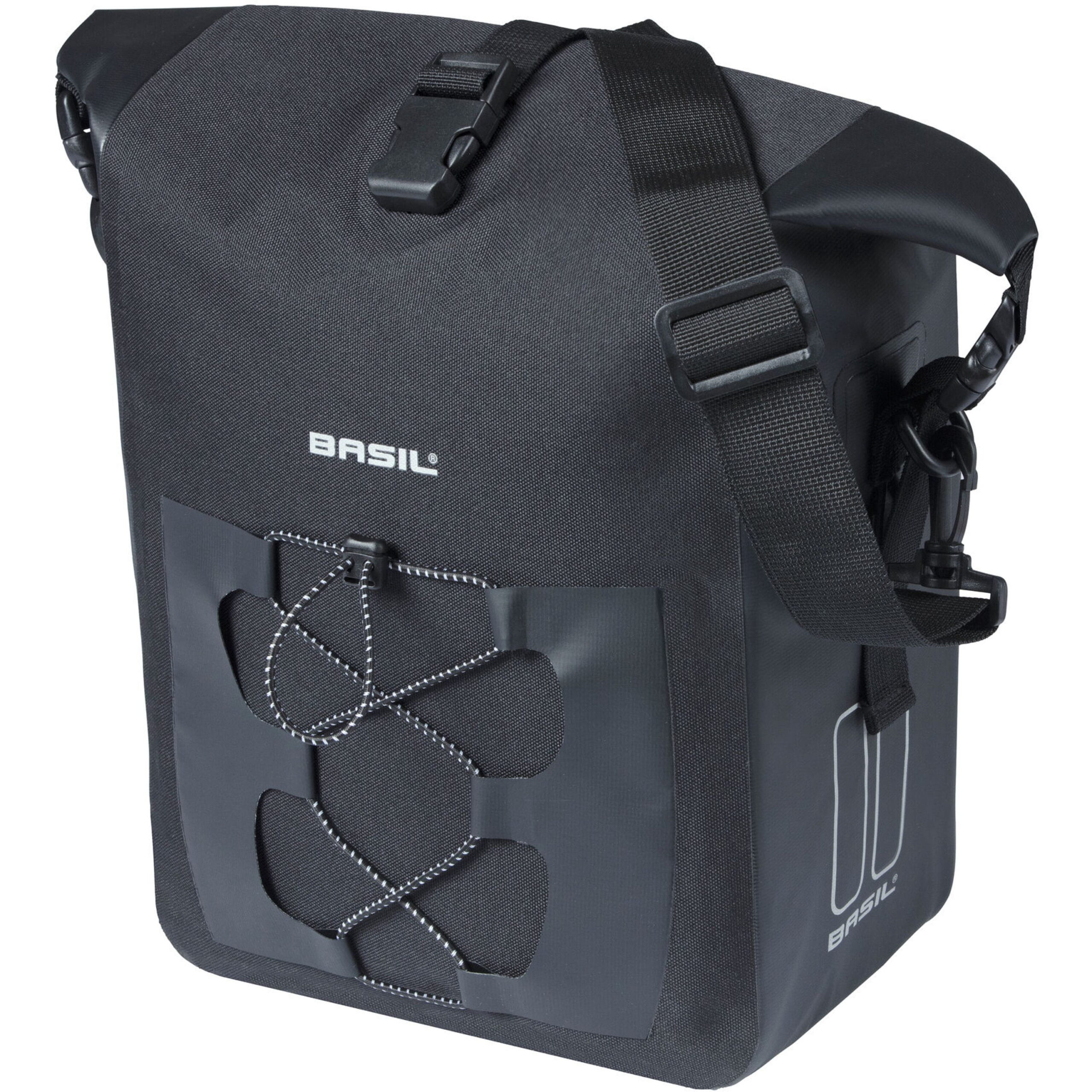 Navigator Waterproof M, single pann. bag, 12-15L,black 3 Navigator Waterproof M, single pann. bag, 12-15L,black