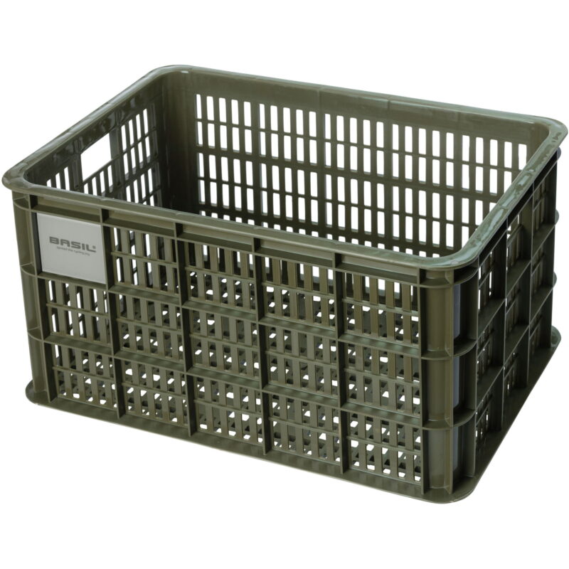 bicycle crate M - medium - 29.5 litres - green