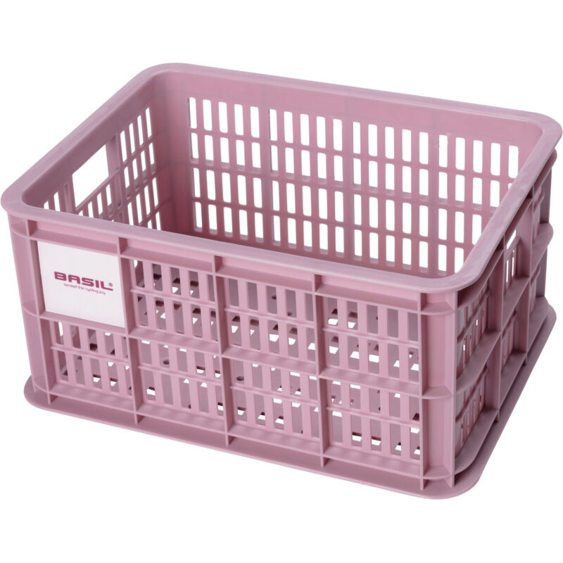 bicycle crate S - small - 17.5 litres - pink