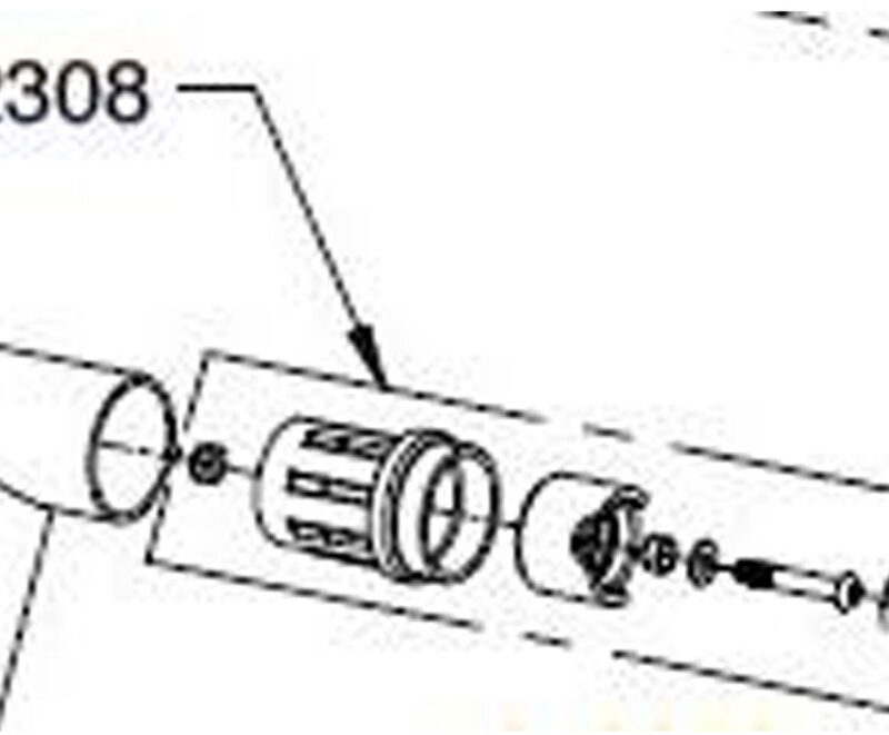 L/H bushing for Volare/Crono assembled